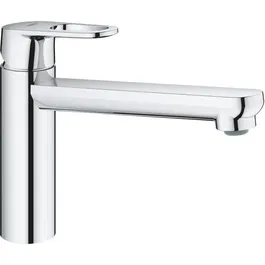 Grohe Mitigeur de Cuisine Monocommande Start Flow Chromé avec Mousseur Economique d'Eau 31691000 - Robinet pour Évier - Rotation 140°
