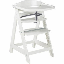 ROBA Chaise haute évolutive Sit Up Click & Fun en bois laqué blanc