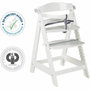 ROBA Chaise haute évolutive Sit Up Click & Fun en bois laqué blanc
