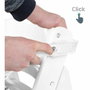 ROBA Chaise haute évolutive Sit Up Click & Fun en bois laqué blanc