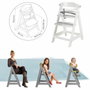 ROBA Chaise haute évolutive Sit Up Click & Fun en bois laqué blanc