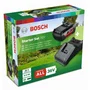 Bosch Kit Batterie 2.0Ah 36V avec Chargeur pour Outils de Jardin - Tondeuse, Taille-haie, Souffleur