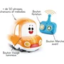 VTECH Super Cory Bolides Radiocommandé - Bolide télécommandé 14 cm - Jeu enfant 12 mois et plus - Avec effets sonores et lumières - Jouet français