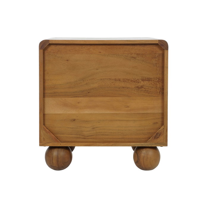 Table de Nuit DKD Home Decor Marron Acacia 50 x 40 x 53 cm