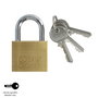 Wolfpack Cadenas en laiton 50 mm clés identiques nº2