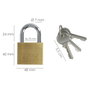 Wolfpack Cadenas en laiton 50 mm clés identiques nº2