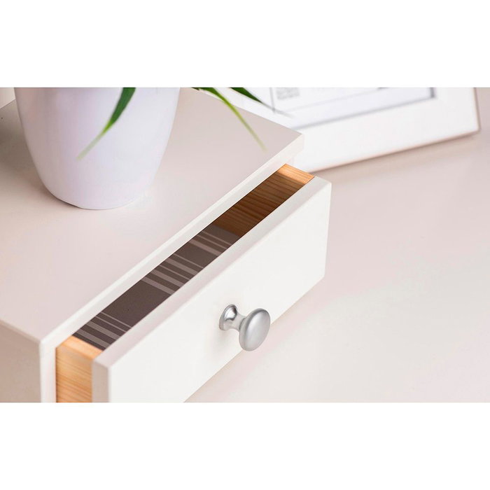 Rei Poignée de meuble modèle 760 en zamak finition chrome mat Ø25 mm blister 4 unités Rei Poignée de meuble modèle 760 en zamak finition chrome mat Ø25 mm blister 4 unités