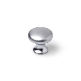 Rei Poignée de meuble modèle 760 en zamak finition chrome mat Ø25 mm blister 4 unités