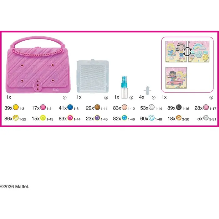 Aquabeads La mallette de Barbie - 700 perles