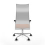 Piqueras y Crespo Chaise de Bureau Albacete XL Orange et Blanc