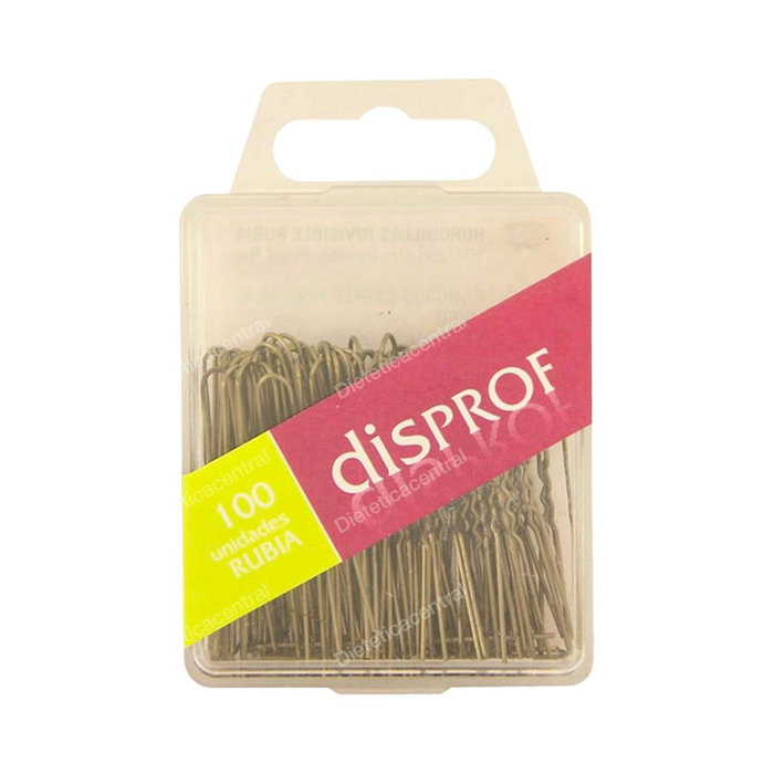 DISPROF Horquilla Invisible Blond 100 Unités