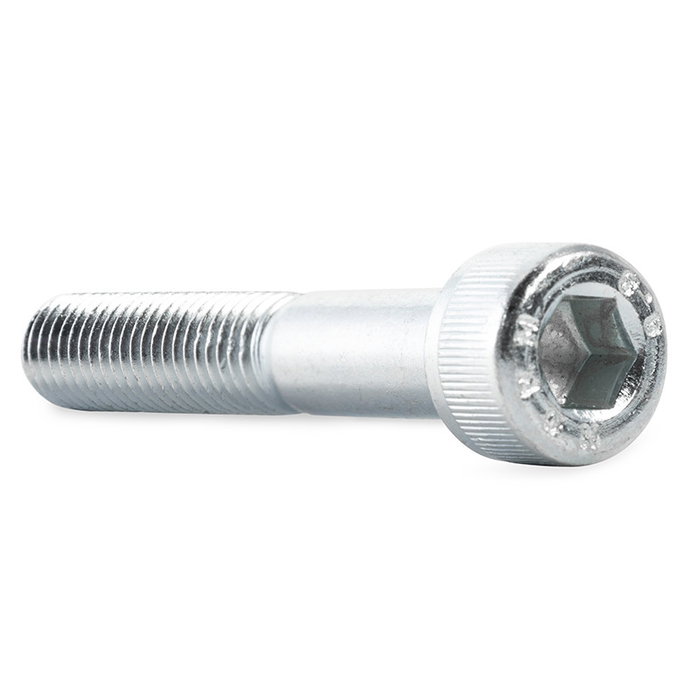 UCAFIX Vis à tête creuse hexagonale DIN 912 M-8 Longueur 20 mm en métal avec finition zinc UCAFIX Vis à tête creuse hexagonale DIN 912 M-8 Longueur 20 mm en métal avec finition zinc