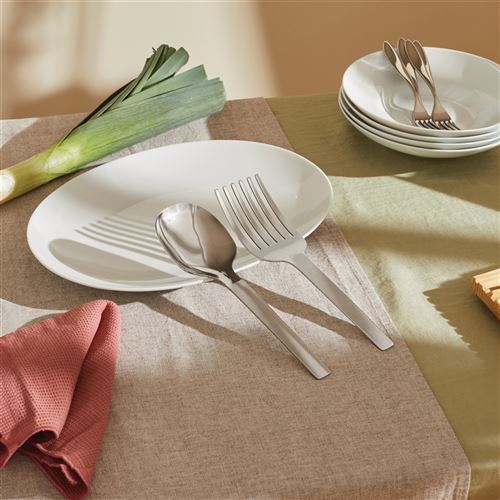 Alessi KL12 Tibidabo - Cuillère à riz et décorative en acier inoxydable 18/10, design de Kristiina Lassus