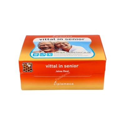 Plameca Vital In Senior Gelée Royale 20 Ampoules - Complément Immunitaire Plameca Vital In Senior Gelée Royale 20 Ampoules - Complément Immunitaire