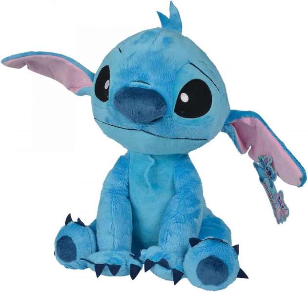 Smoby Peluche Stitch 50 cm - Peluche de 50 cm en textile - Recommandé de 0 mois à 99 ans