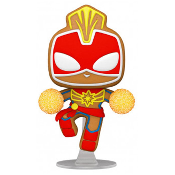 Funko Pop Marvel Captain America Noël Biscuit Pain d'épices Figurine Vinyle 9 cm