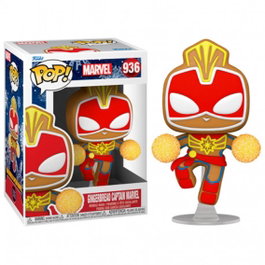 Funko Pop Marvel Captain America Noël Biscuit Pain d'épices Figurine Vinyle 9 cm