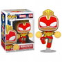 Funko Pop Marvel Captain America Noël Biscuit Pain d'épices Figurine Vinyle 9 cm