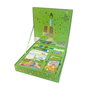 Imagiland Coffret Anniversaire 4 Ans avec Livre Projecteur, Mosaïques, Puzzle, Jeu de Mémoire et Stickers - Langue Espagnole