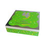 Imagiland Coffret Anniversaire 4 Ans avec Livre Projecteur, Mosaïques, Puzzle, Jeu de Mémoire et Stickers - Langue Espagnole