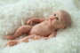 Muñecas Arias Muñeca Real Reborn Arias Alina 22 cm, Corps Silicone, Fille