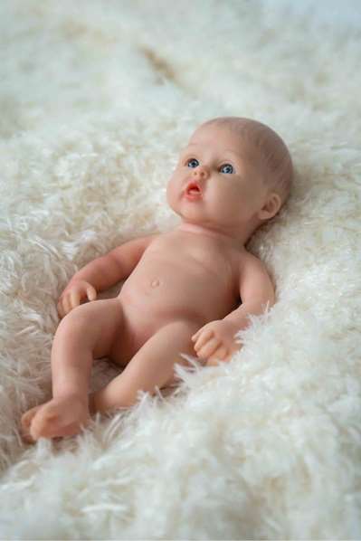 Muñecas Arias Muñeca Real Reborn Arias Alina 22 cm, Corps Silicone, Fille