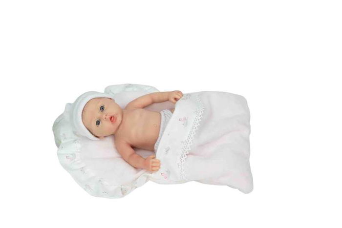Muñecas Arias Muñeca Real Reborn Arias Alina 22 cm, Corps Silicone, Fille