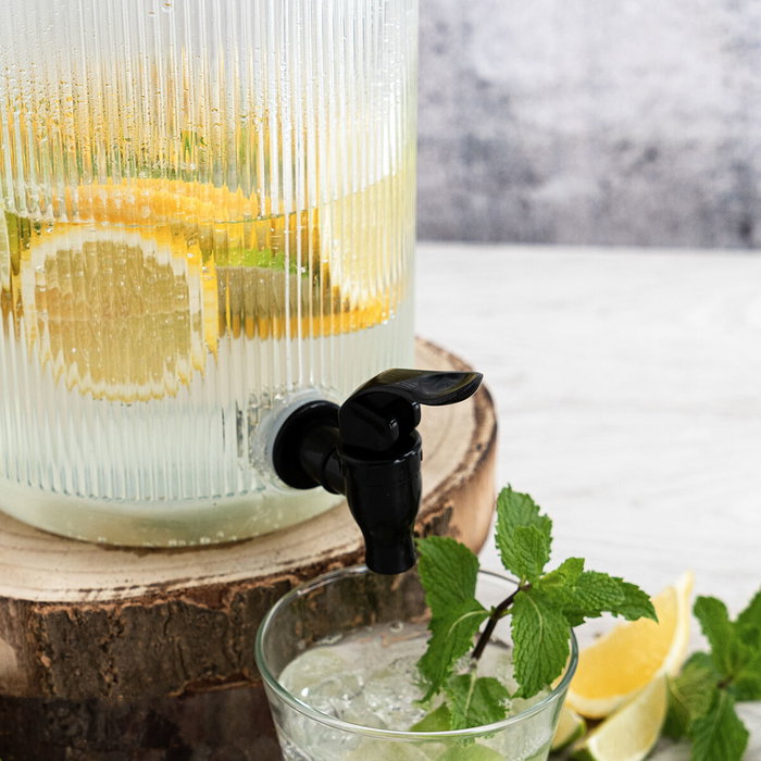 Quid Distributeur de boissons Quid Maison Transparent verre 4 L (4 Unités) Quid Distributeur de boissons Quid Maison Transparent verre 4 L (4 Unités)