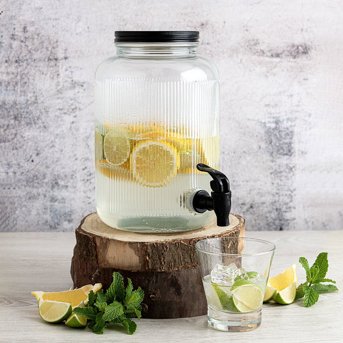 Quid Distributeur de boissons Quid Maison Transparent verre 4 L (4 Unités) Quid Distributeur de boissons Quid Maison Transparent verre 4 L (4 Unités)