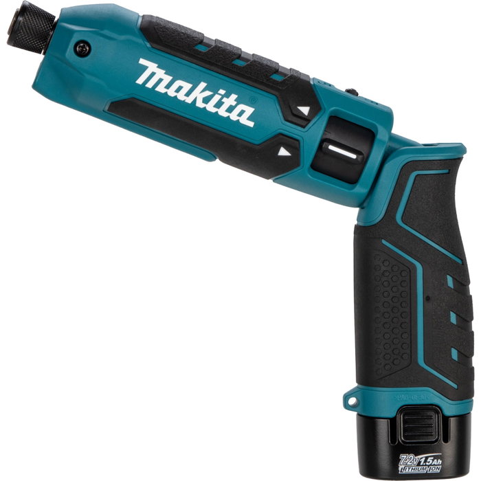 Makita TD023DSE Tournevis à choc à angle 7.2 V avec 2 batteries et chargeur