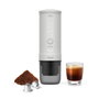 Outin Cafetière Portable OUTINWHITE Blanc Acier inoxydable 50 ml 80 ml