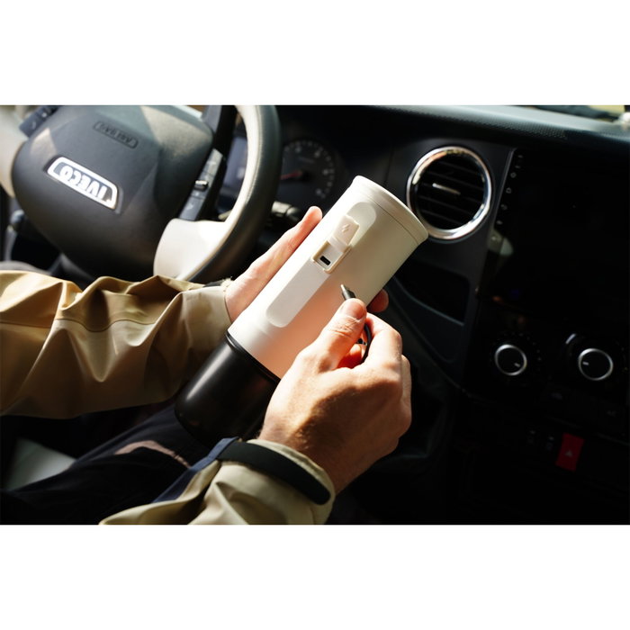 Outin Cafetière Portable OUTINWHITE Blanc Acier inoxydable 50 ml 80 ml Outin Cafetière Portable OUTINWHITE Blanc Acier inoxydable 50 ml 80 ml