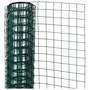 Nature - Grillage carré en acier galvanisé plastifié, soudé, maille 19 mm, vert - 0.5m x 3m - Metalex