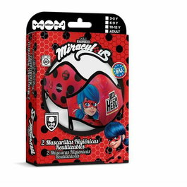 Masque en tissu hygiénique réutilisable My Other Me Ladybug Premium 6-9 ans