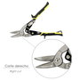 WOLFPACK LINEA PROFESIONAL Tijera de tôlerie pour coupe droite 250 mm