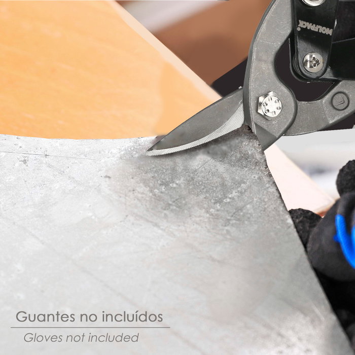 WOLFPACK LINEA PROFESIONAL Tijera de tôlerie pour coupe droite 250 mm WOLFPACK LINEA PROFESIONAL Tijera de tôlerie pour coupe droite 250 mm