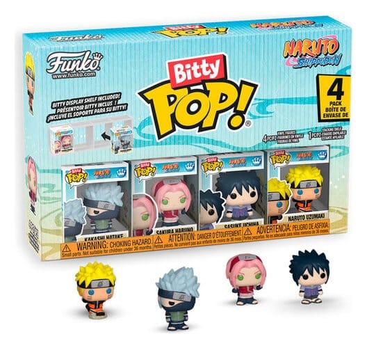 Funko Naruto Bitty POP! Vinyl - Pack de 48 figurines (Display)