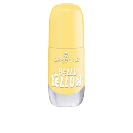 Essence - Vernis à ongles gel n°41 Hello Yellow 8 ml - Vernis gel longue tenue sans lampe UV, brillance intense jusqu'à 10 jours, application facile