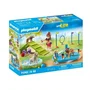Playmobil 71745 - Aire de jeux pour chiens avec enfant et éducatrice, Set My Life, 61 pièces, Jouet à partir de 4 ans