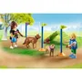 Playmobil 71745 - Aire de jeux pour chiens avec enfant et éducatrice, Set My Life, 61 pièces, Jouet à partir de 4 ans