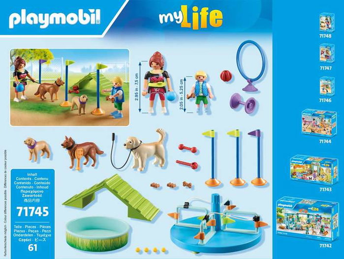 Playmobil Aire de jeux pour chiens My Life 71745