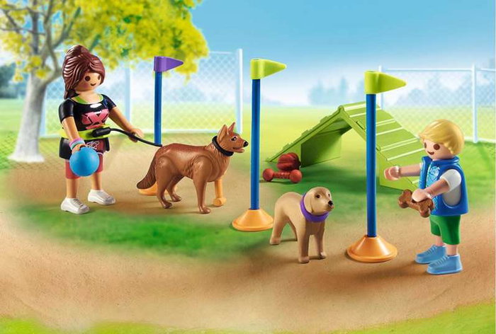 Playmobil Aire de jeux pour chiens My Life 71745