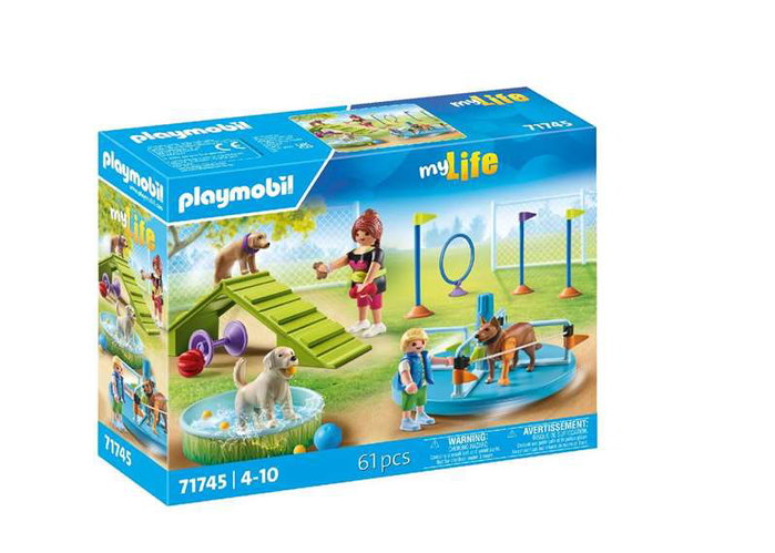 Playmobil Aire de jeux pour chiens My Life 71745