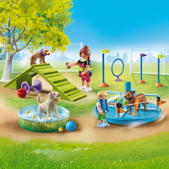 Playmobil Aire de jeux pour chiens My Life 71745