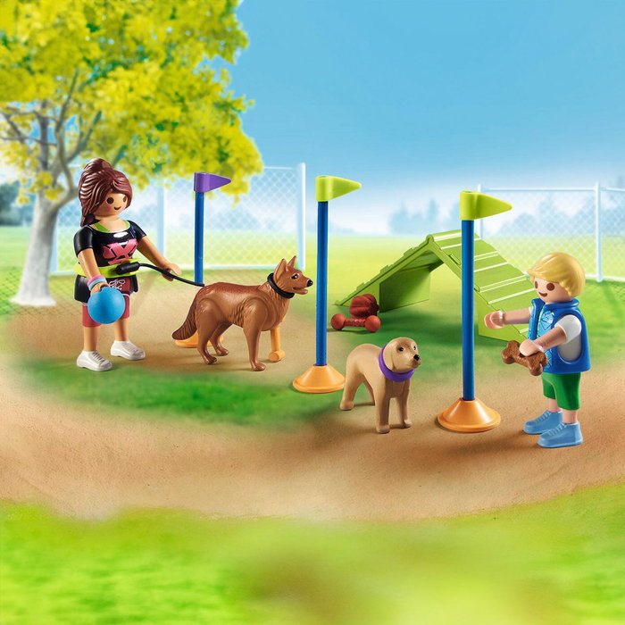 Playmobil Aire de jeux pour chiens My Life 71745