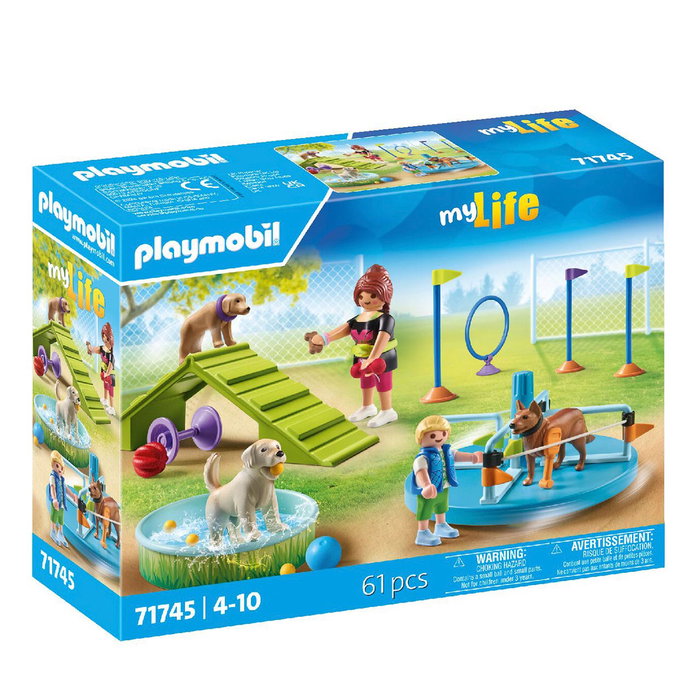 Playmobil Aire de jeux pour chiens My Life 71745