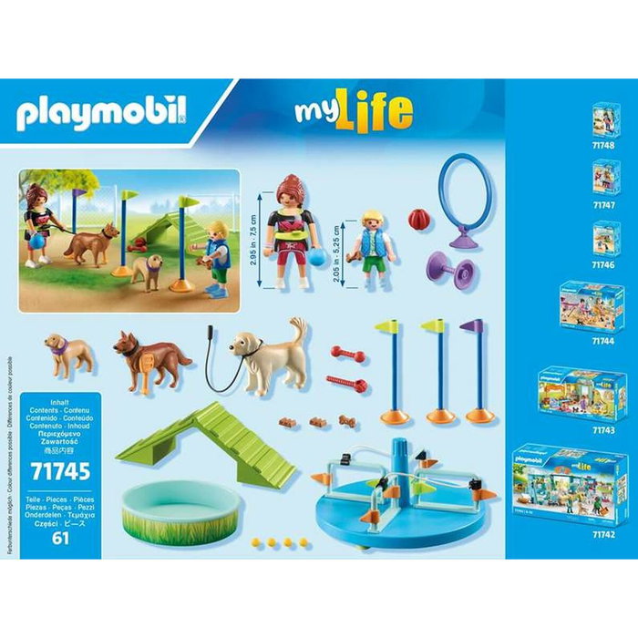 Playmobil Aire de jeux pour chiens My Life 71745