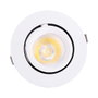 Spot LED Downlight 20W 3000Lm 4000K Circulaire Orientable Blanco Natural