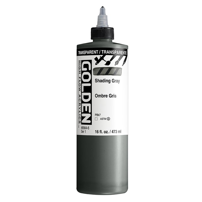 Golden High Flow Colores Acrílicos Gris Ombre Transparent 473 ml Golden High Flow Colores Acrílicos Gris Ombre Transparent 473 ml