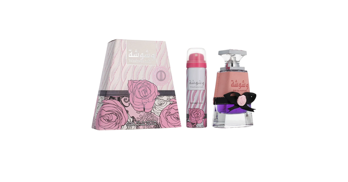 Lattafa Coffret Washwasha Eau De Parfum pour Femme 100 ml + Body Spray 50 ml Lattafa Coffret Washwasha Eau De Parfum pour Femme 100 ml + Body Spray 50 ml